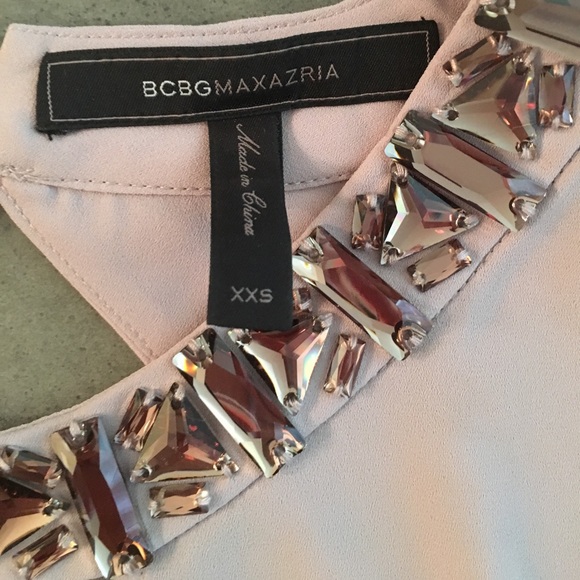 BCBGMAXAZRIA EMBELLISHED BLOUSE - Picture 3 of 4